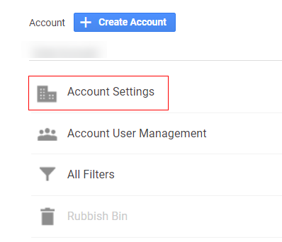 Account settings