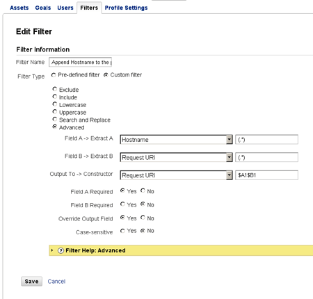 cross domain tracking append hostname