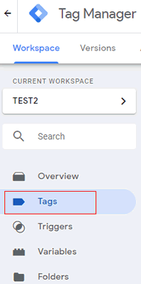 ga dimensions metrics Tags Tab