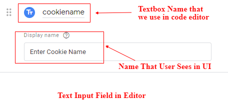 Text input details