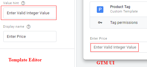 value Hint
