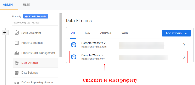 جستجوی سایت GA4 - ردیابی جستجوی سایت در Google Analytics 4 5 ردیابی جستجوی سایت ga4 انتخاب ویژگی 3