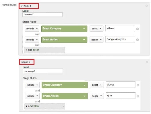 multiple stages custom funnels analytics 360 2