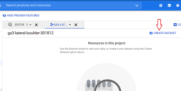 Create Dataset bigquery 2
