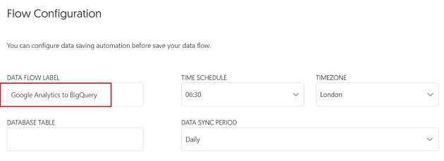 Name your data flow