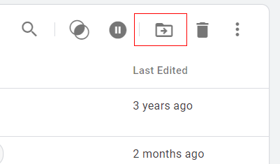 Move to folder