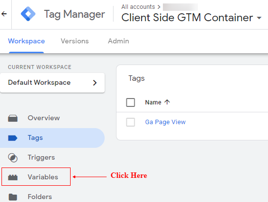 server side tagging client side gtm Continer
