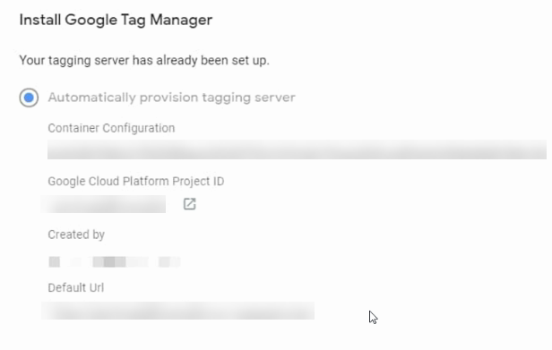 server side tagging create container 4