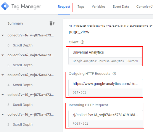 server side tagging preview window 2