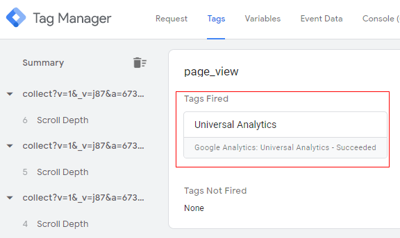 server side tagging preview window 3