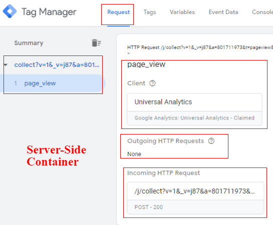 server side tagging server side gtm preview