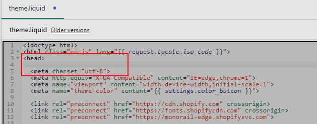 tracking code placement