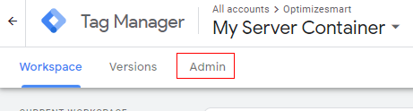 Admin GTM 1