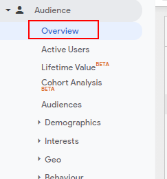 Audience overview