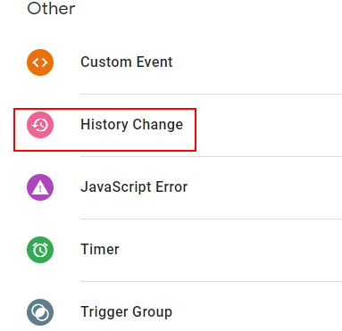 History Change trigger