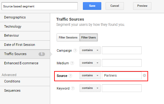 Partners segment