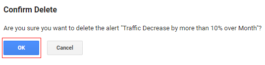 Remove confirmation