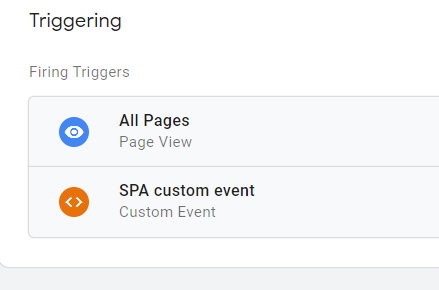 SPA trigger condition