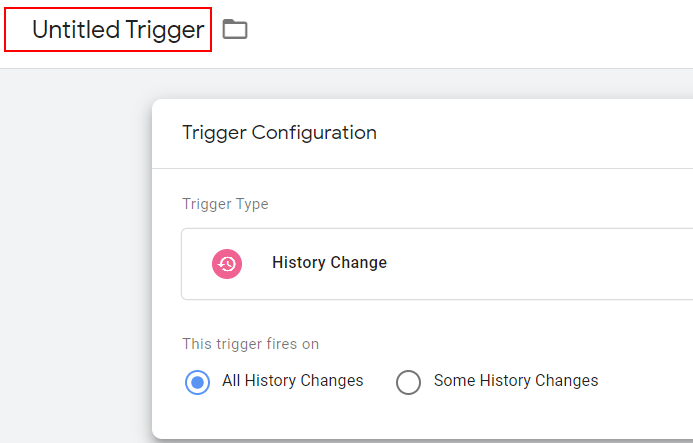 Trigger name
