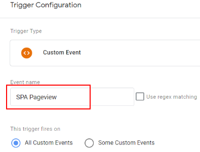 custom event trigger condition
