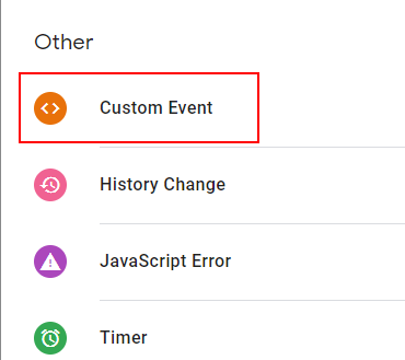 custom event
