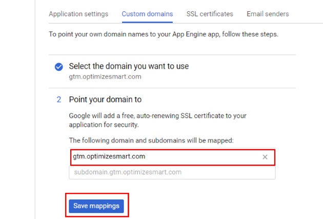 save mappings
