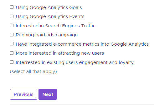 select the interested alerts 1