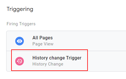 trigger config for SPA