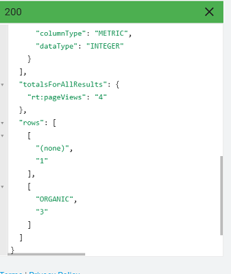 view the medium in the Real Time Reporting API response