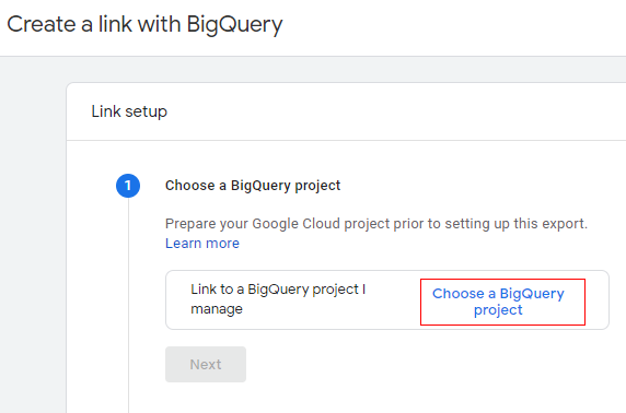 How to connect and export data from GA4 to BigQuery - Optimize Smart