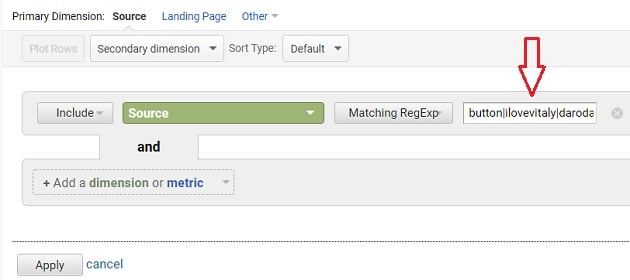 remove referral spam regex for google spam 1