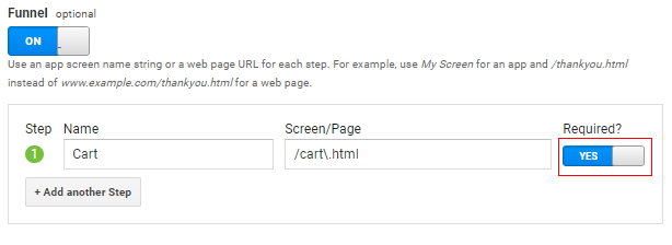 step required