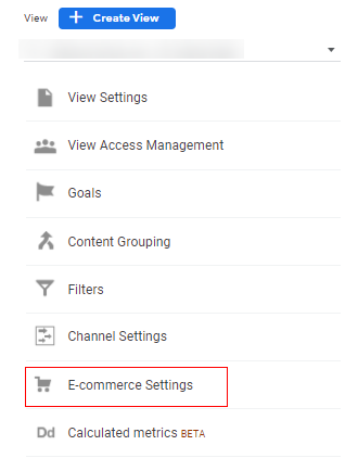view settings