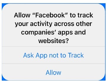 ask app not to track