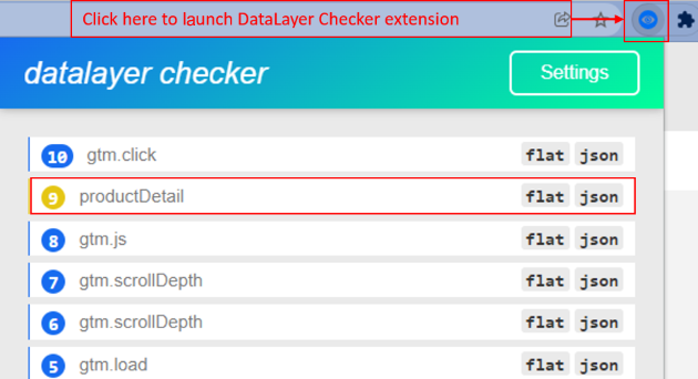 Datalayerchecker