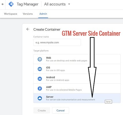 GTM server-side container