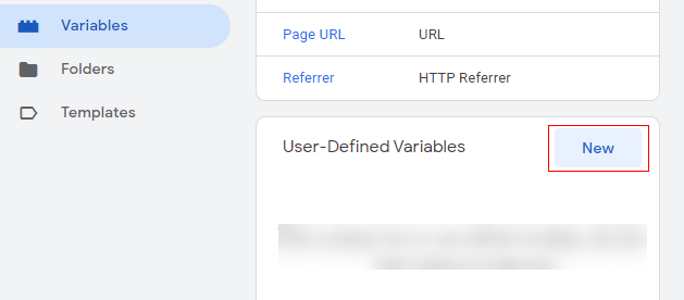 new variable