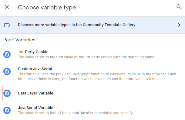variable type