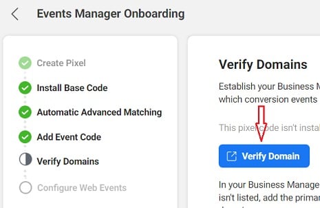 verify dmain facebook 1