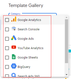 category list