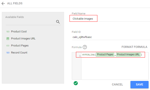clickable image