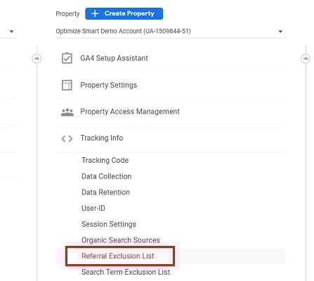 the referral exclusion list