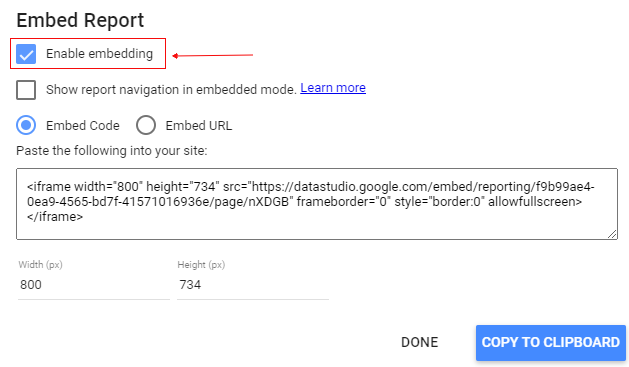 uncheck enabled