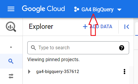 events_ & events_intraday_ tables in BigQuery for GA4 (Google Analytics 4) 1 ga4 bigquery project