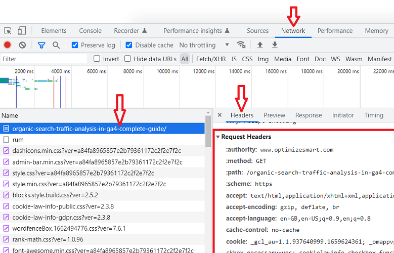 example of http request