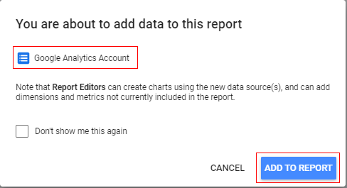 Google Data Studio Tutorial 2023 با کتاب الکترونیکی PDF رایگان - Looker Studio 39 افزودن به گزارش رابط google analytics