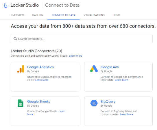 Google Data Studio Tutorial 2023 با کتاب الکترونیکی PDF رایگان - Looker Studio 41 گالری رابط