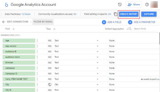 Google Data Studio Tutorial 2023 با کتاب الکترونیکی PDF رایگان - Looker Studio 38 کانکتور google analytics ایجاد گزارش