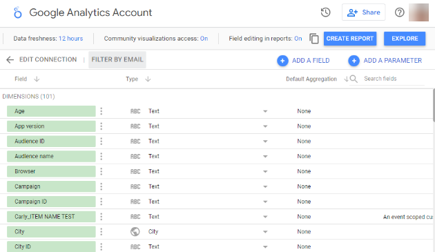 Google Data Studio Tutorial 2023 با کتاب الکترونیکی PDF رایگان - Looker Studio 37 کانکتور google analytics home