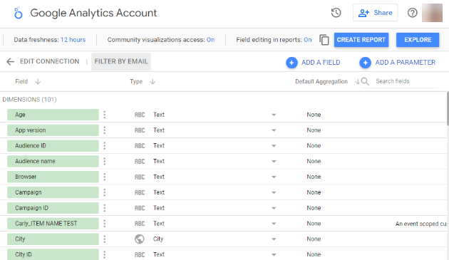 کانکتور google analytics home